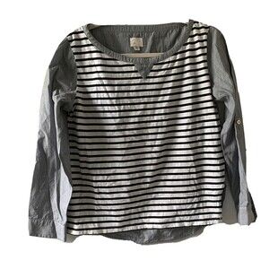 Postmark Anthropologie Womens Size XS Multicolor Stripe Printed Blouse